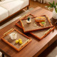Wooden Tray Set 3 Pcs
